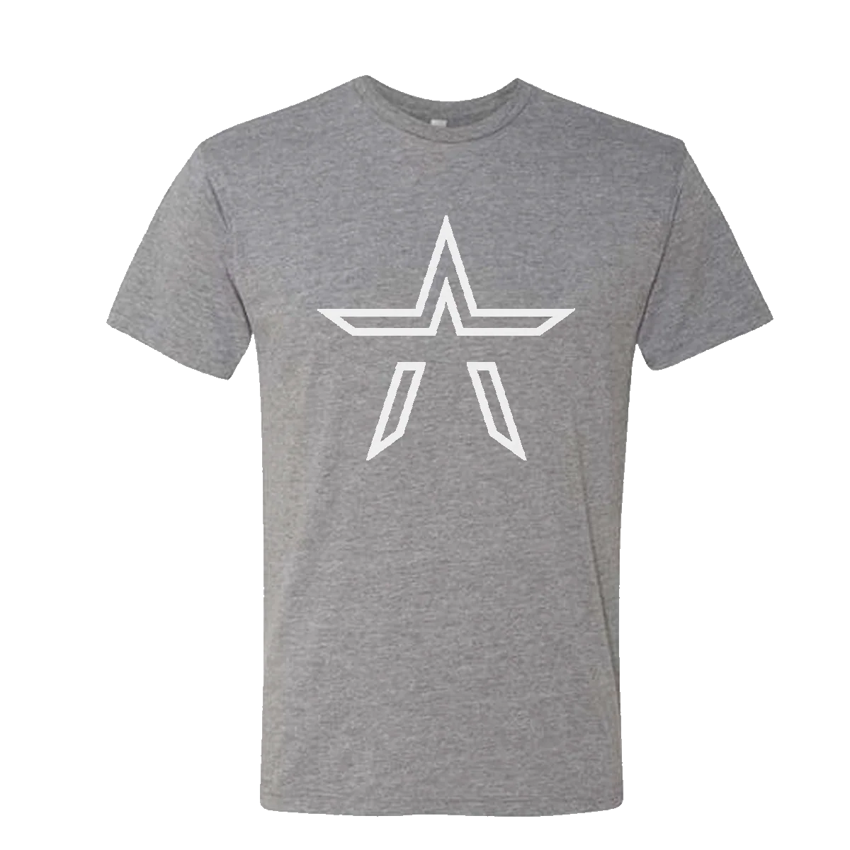 GREY STAR WHITE T